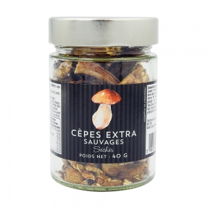 Cèpes Extra Séchés bocal 40g  6 POTS