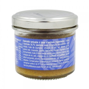 Délice d'anchois pot 90 g  CT 12 BTE