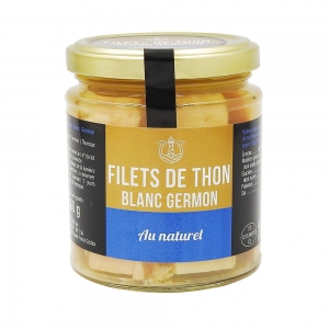 Filets de thon blanc Germon au naturel 160g  CT 12 BOC