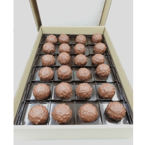 Assortiment de rochers 35g lait praliné noisettes  CARTON DE 1.68KG - 48 PCS 35G