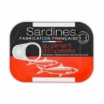 Sardines au piment d'Espelette boîte 80.5g (pne)<br>