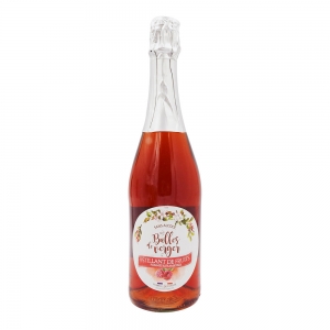 Pétillant pomme framboise bouteille 75cl  carton 6 bouteilles