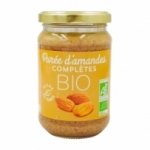 Purée d'amande complète BIO pot 300g  CARTON DE 6