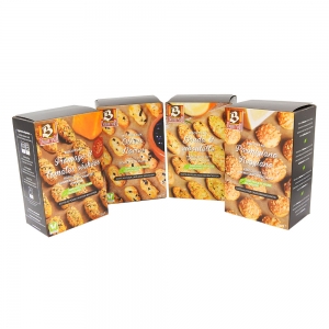 Biscuits apéritifs gouda et ciboulette boîte 75g  CARTON DE 8
