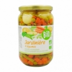 Jardinière de légumes BIO bocal 470g  BARQUETTES FILMEES PAR 12