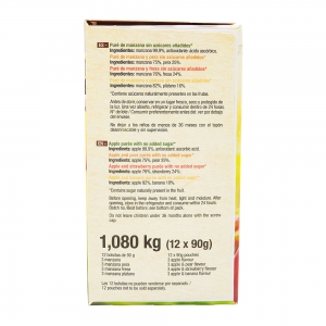 12 gourdes de purée multifruits SSA  CT DE 8
