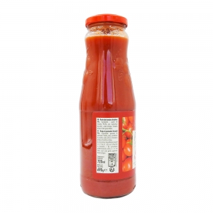 Purée de tomate nature bouteille 690g  BARQUETTE FILMEE X 12