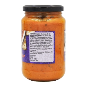 Sauce tikka masala bocal 350g  BARQUETTE FILMEE X 12