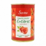 Tomates entières pelées au jus boîte 240g<br>