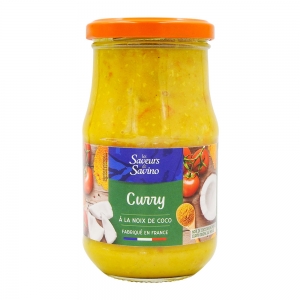 Sauce au curry bocal 350g  CARTON DE 12