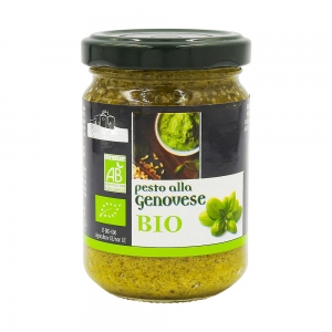 Sauce pesto Genovese BIO pot 140g  CARTON 12 POT