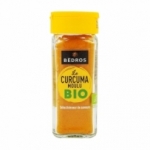 Curcuma en poudre BIO flacon 47g Bédros<br>