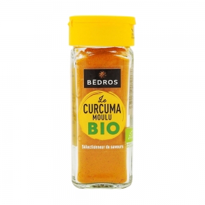 Curcuma en poudre BIO flacon 47g Bédros  CT 10 FLAC 47 GR