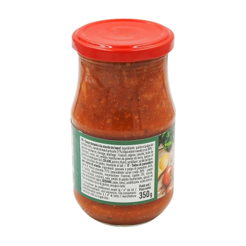 Grossiste Sauce bolognaise 30 boeuf pot 350g Saveur Savino BARQUETTES