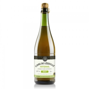 Cidre artisanal Brut Lézergué bouteille 75cl  CARTON DE 6 BTL