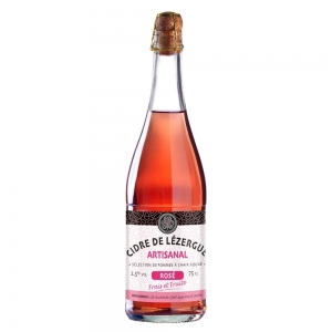 Cidre artisanal Rosé Lézergué 75cl  CARTON DE 6 BTL