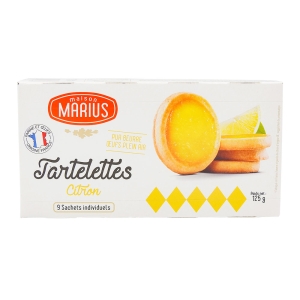 Tartelette citron boite 125g Maison Marius  CARTON DE 12