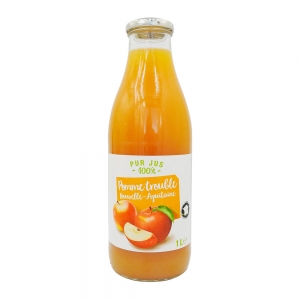 Pur jus de pomme trouble Aquitaine bouteille 1l  CT 6 BOUT