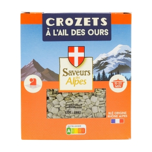 Crozet ail des ours paquet 400g  CARTON 12 X 400GR