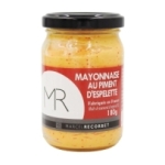 Mayonnaise au piment d'Espelette pot 180g<br>