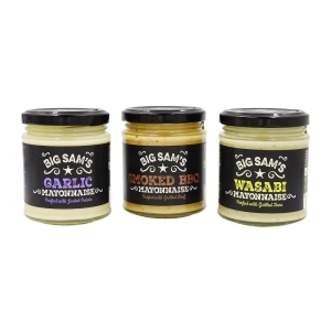 Mayonnaise smoked BBQ pot 170g Big Sam's  CARTON DE 6