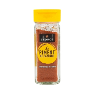 Piment de Cayenne en poudre flacon 40g Bédros  CT 10 FLAC