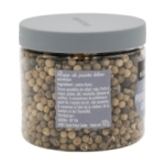 Poivre blanc en grains pot 107g Bédros  Carton de 12 x 107 gr