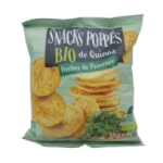 Snacks poppés Quinoa Herbes de Provence BIO 75g<br>
