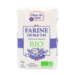Farine T45 BIO paquet 1kg Fleur du Jura  CT 10 X 1 KG