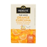 Thé noir à l'orange et curcuma 20 pyramides Renuté<br>