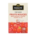 Thé noir aux fruits rouges 20  pyramides Renuté  CT 20 BOITES