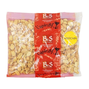 Arachides aromatisées Mexicain 300g B&S  Ct de 24 x 300gr