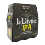 Bières IPA Pack 6x25cl La divine  Ct de 4 Packs de 6