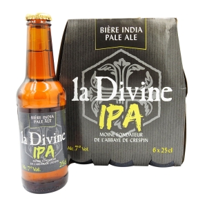 Bières IPA Pack 6x25cl La divine  Ct de 4 Packs de 6