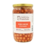 Pois chiche à la tomate bocal 680g<br>