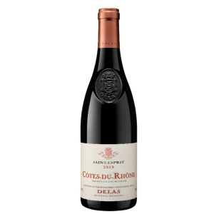 Vin rouge AOC Côtes du Rhônes Delas St Esprit 75cl  COLIS DE 6 UVC