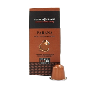 Café Parana équilibré 3/5 10 capsules bte 55g  Carton de 30