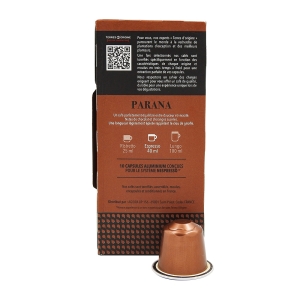 Café Parana équilibré 3/5 10 capsules bte 55g  Carton de 30