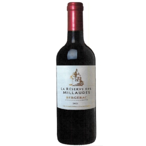 Vin rouge AOP Bergerac réserve Millaudes btl 75cl  CT 6 BOUT