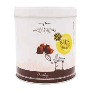Truffes natures sans huile de palme boîte 200g  CARTON DE 12