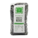 Haricots noirs paquet 1kg Grain de Frais<br>