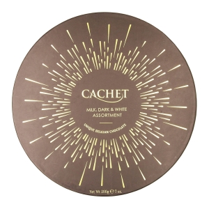 Assortiment de chocolats boîte cadeau 200g  CT 12 TAB