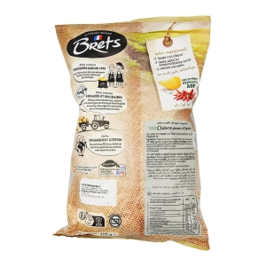 Chips chèvre piment d'Espelette paquet 125g Bret's  CARTON DE 10