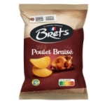 Chips poulet braisé paquet 125g Bret's<br>