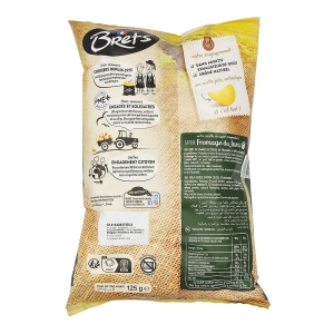 Chips fromage du Jura paquet 125g Bret's  CARTON DE 10