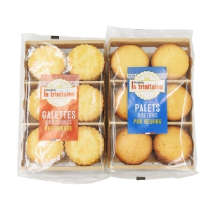 Galettes pur beurre bqt 280g La trinitaine  CARTON DE 16