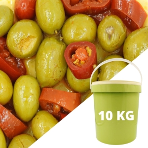 Mélange olives extra pimentées  Seau de 10 KG