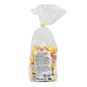 Oeufs en chocolat au lait sachet 500g  CT 18