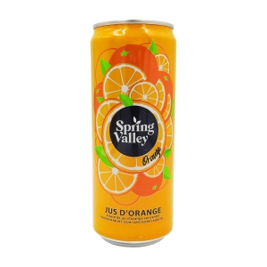 Jus d'orange 100% canette 33cl  CT de 24 canettes