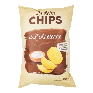 Chips à l'ancienne paquet 270g  CARTON DE 12